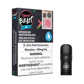 AVALIABLE NOW FLAVOUR BEAST WEEKEND WATERMELON ICED PODS MISTER VAPOR CANADA